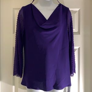 S. L. Fashions, Size 12, Purple Top